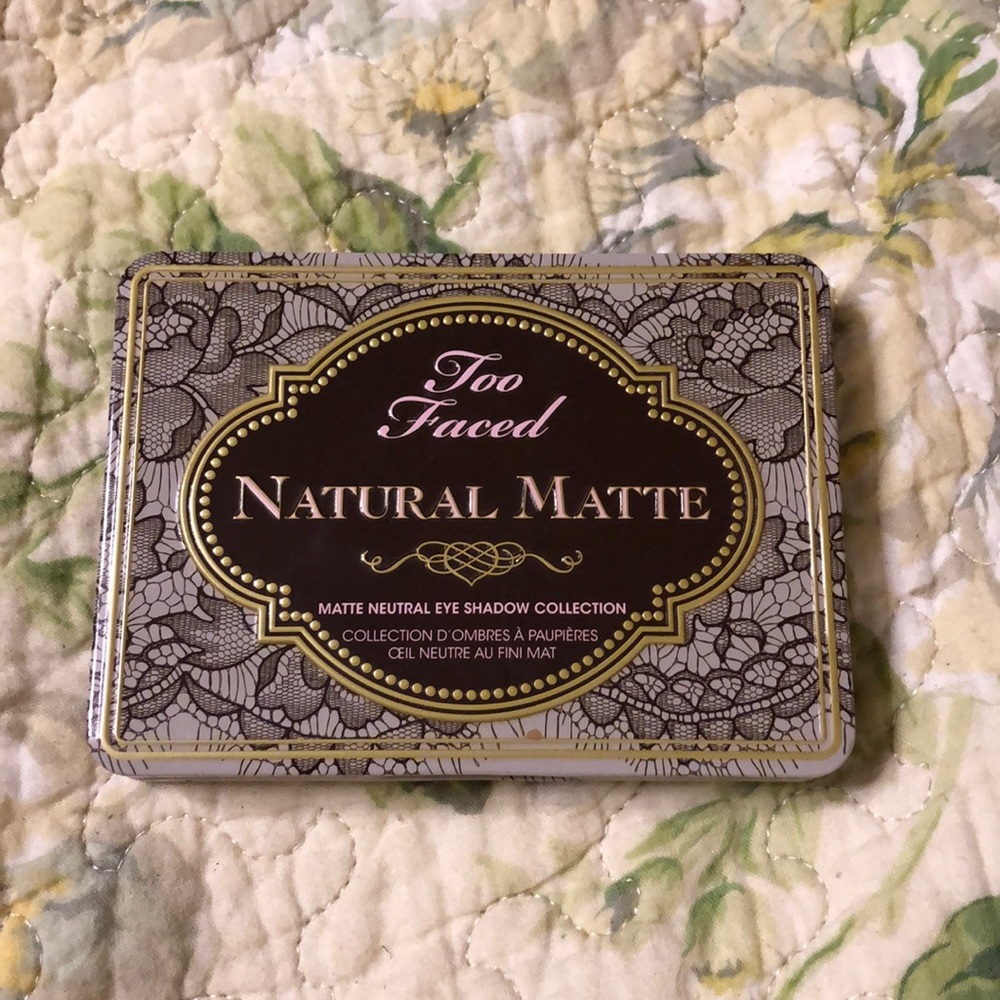 Too Faced Natural Matte eye shadow collection